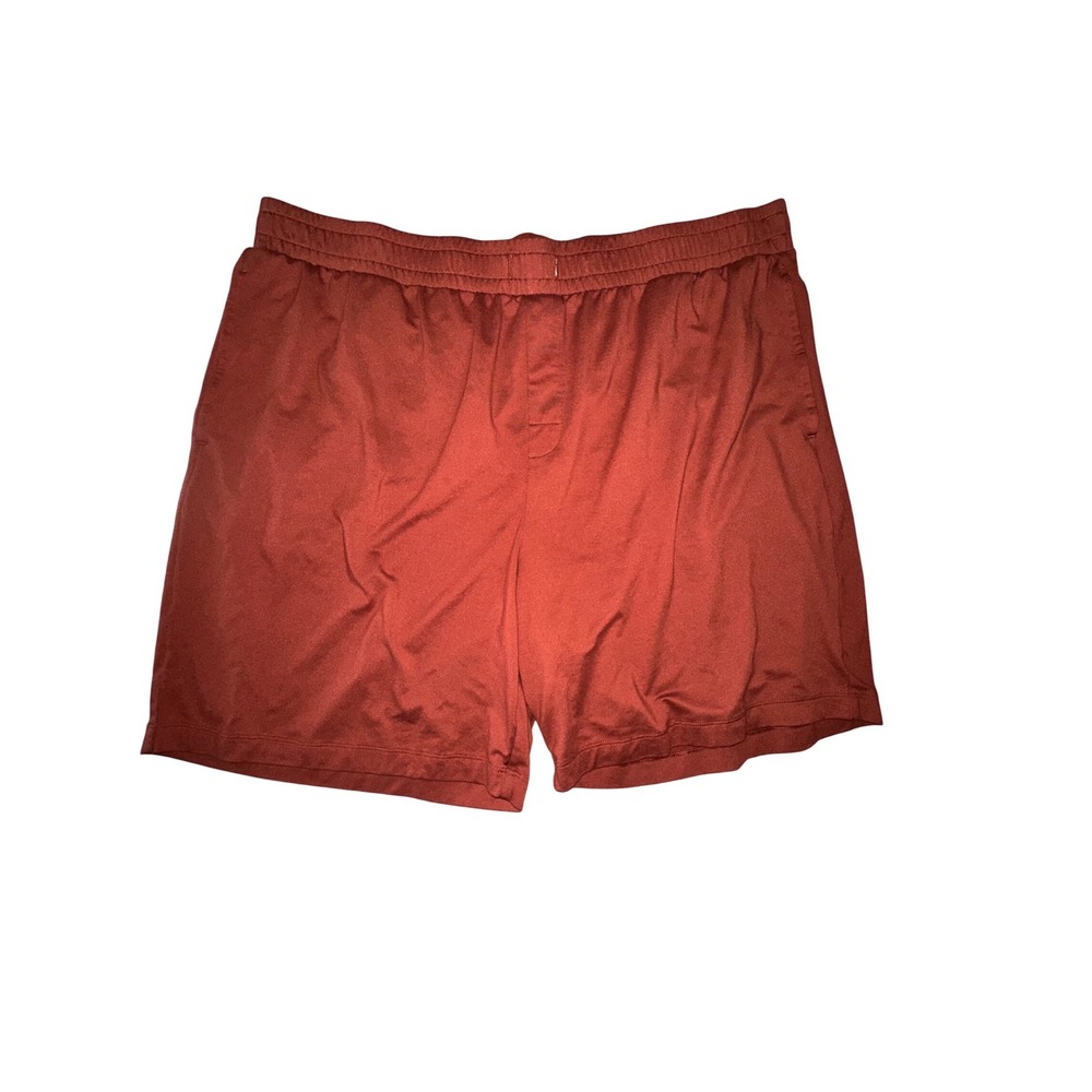 SKIMS Jersey Lounge Men's Relaxed Shorts Size XXL Rust